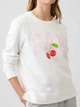 Свитшот на флисе женский GAP 648771122 XL Белый (1162211587) - изображение 4