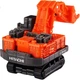 Игрушечная модель автомобиля из сплава TAKARA TOMY в красно-белой коробке, № 25 Строительная техника, экскаватор Hitachi 158264 - изображение 1