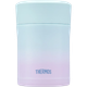 Термоконтейнер для обеда THERMOS, изготовленный из нержавеющей стали 316 л, с широким горлышком, контейнер для детского питания, детский школьный ланч-бокс со ложкой, 470 мл, синий. - изображение 4