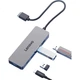 Металевий високошвидкісний концентратор Lenovo USB 3.0 4-в-1, док-станція, багатопортовий адаптер, подовжувач кабелю Type-C, блок живлення для ноутбука - зображення 2