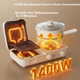 Многофункциональная кухонная машина Bear Breakfast Machine, сэндвичница, тостер, съемная блинница, аппарат для приготовления легких блюд, небольшая кастрюля, гриль, пароварка и плита для сэндвичей L01H1 - изображение 8