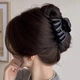 Заколка для волос Jinglei Vintage Large Hair Claw Pumpkin Hair Clip, женская, в стиле бутик, высококачественная акриловая заколка в форме акулы. - изображение 1