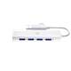 Оригінальний JD чотиривхідний розгалужувач Type-C на USB з двома головками (довжина кабелю 0,2 м), концентратор жорстких дисків, розгалужувач USB-подовжувач, адаптер для ноутбуків та смартфонів - изображение 4
