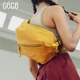 Багатофункціональна легка водонепроникна нагрудна сумка CECE Traveling Light на одне/двоє плече, осінньо-жовта, 10 л - зображення 5
