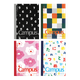 Блокнот Kokuyo SOUSOU Series Designer Collaboration с беспроводным переплетом, сетка 5 мм, формат A6/80 листов, 4 разных цвета, WSG-NB1XA6801 - изображение 2