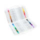 Акрилові маркери GRASP, 48 кольорів, велика місткість, штабелюються, акварельні ручки, безпечні для шкіри, миються, інструменти для малювання, дитячий малюнок каракулів своїми руками, подарунок на випускний студента, пензлі для малювання - зображення 4