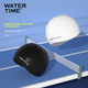 Шапочка для плавания WATERTIME, силиконовая шапочка для плавания, водонепроницаемая, не сдавливает, с увеличенными защитными накладками на уши, модная классическая тренировочная шапочка, черная. - изображение 5