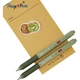 Гелевая ручка PAPERATE (Paper Mate), 0,5 мм, стильная, выдвижная, подарочная, серия «Фрукты», Kiwi G220, черная, 2 шт. - изображение 2