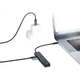 Универсальный USB-C-хаб Acasis с разветвителем USB 3.0, адаптером USB-C на HDMI, функцией зеркального отображения экрана 4K, быстрой зарядкой PD и конвертером для компьютеров и ноутбуков Huawei и Apple. - изображение 2