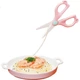 Керамические ножницы для детского питания COOKSS, ручная керамическая машинка для нарезки и измельчения детского питания с синей ручкой. - изображение 3