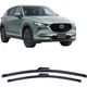 Склоочисники Aoye для Mazda CX5 (моделі 2017-2025) / CX8 2018-2021, безрамкова конструкція, передні щітки склоочисника, комплект пар 24+18 - зображення 2