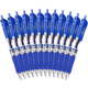 Гелевая ручка M&G Stationery K35 с выдвижным стержнем, для студентов, с маркировкой 0,5 мм, для деловых ручек, для врачебных рецептов, высококачественные канцелярские товары, синяя, 12 ручек в коробке - изображение 4