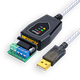 DTECH USB-RS422/485 послідовний кабель, адаптер зв'язку з COM-портом комп'ютера, підходить для підключення комп'ютера до облікового запису, сканера штрих-кодів, фотоелектричного ізоляційного перетворювача, 1 метр DT-5019I - зображення 4