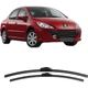 Склоочисники Aoye для Peugeot 307 (моделі 2008-2015), спеціалізована безрамкова конструкція, передні склоочисники оригінального розміру, комплект з 1 пари, 28+26 дюймів - зображення 3