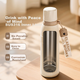 Термобутылка Cille с трубочкой 600 мл Milk Coffee White (XB-25132) - изображение 3