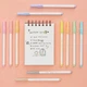 Набор акварельных ручек Monami Super Pastel на водной основе, контурные ручки для рисования и ведения дневника, раскрашивания, мягкая серия 0,7 мм, 12 цветов, артикул 04045Z12. - изображение 4