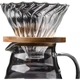 Ручна кавоварка CLITON Pour-Over Coffee Dripper з фільтр-кошиком, підходить для 1-4 порцій, домашнє використання, CL-CF08 - зображення 2