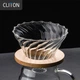Ручна кавоварка CLITON Pour-Over Coffee Dripper з фільтр-кошиком, підходить для 1-4 порцій, домашнє використання, CL-CF08 - зображення 4
