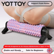 Массажный ролик Yottoy Bracket Foam Roller Stick Fixed Wolf Tooth Professional Massage Roller Fitness Tool Yoga Column Camouflage Pink - изображение 4