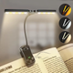Лампа для читання книг 14 LED акумуляторна, прищіпка, 8 рівнів яскравості, USB Type-C - зображення 1