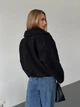 Жіноча демісезонна куртка букле Uaclothes 42 Чорний (like39500-199411349) - изображение 5