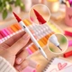 Професійний набір двосторонніх маркерів-лінерів Dual Brush Pens 100 кольорів у пластиковому кейсі - зображення 6