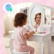 Туалетний столик Kinderplay Green Series білий матовий 105 x 60 x 38 см + Табурет у комплекті - зображення 10