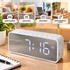 Настольные электронные часы-будильник с Bluetooth-колонкой и FM-радио, LED-дисплей - изображение 3