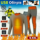 Термобілизна з підігрівом "Eco-Obigriv BB-6" 5V USB на 6 зон обігрівання, з оксамитовою підкладкою G XS - зображення 1