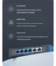 Коммутатор TP-LINK TL-SF1006PM 6-портовый 100 Мбит/с с 4 портами PoE для видеонаблюдения - изображение 8