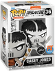 Коллекционная фигурка Funko POP! Retro Toys: Teenage Mutant Ninja Turtles — CASEY JONES WITH BASEBALL BATS (CHASE) (Кейси Джонс с бейсбольными битами) #36 - изображение 1