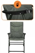 Садовое кресло Springos складное GC0064 Grey/Black - изображение 7