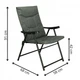 Садовое кресло Springos складное GC0064 Grey/Black - изображение 15
