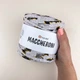 Пряжа YARNART Maccheroni трикотажна плоска для макраме в'язання декору та сумок сіра малюнок Бетмен (7980005) - изображение 1