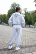 Базовый спортивный костюм двойка с капюшоном турецкий трикотаж штаны джоггеры Aksan 26.3030 42(S) Меланж - изображение 3