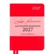 Деловой блокнот твердый А6 датированный 2027 Leo Planner City 252762 352 листа красный 5271960 - изображение 1