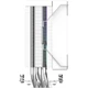 Кулер процесорний ID-Cooling SE-214-XT V2 ARGB White - зображення 5