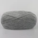 Пряжа Nako Mohair Delicate, Сіра №194 — 100 г / 500 м, 85 % акрил, 10 % вовна, 5 % мохер, тонка, для шалей, светрів - зображення 3