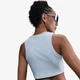 Спортивний топ для фітнесу жіночий Nike Nsw Essntl Rib Crp S Блакитний FB8279-423 - зображення 4