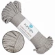 Пряжа — шнур Popyarn Corda di Coton, світло-сірий №209 — 100% бавовна, 250 г / 50 м, щільний бавовняний шнур для в’язання, макраме та плетіння - зображення 1