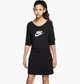 Дитяче плаття Nike Sportswear Swoosh Black XS Чорний CJ7433-010 - зображення 1