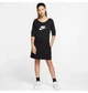 Дитяче плаття Nike Sportswear Swoosh Black S Чорний CJ7433-010 - зображення 5