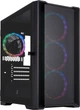 Корпус 1stPlayer T4-G-BK-4FS7 Black - зображення 1