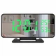 Настільний годинник дзеркальний дисплей Led Mirror Clock (VST 888Y) Зелене підсвічування - зображення 1