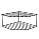 Полиця-органайзер кухонна Storage Rack 2 яруси 25 х 25 х 12 см (M50210-S) Чорний - зображення 1