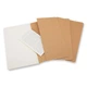 Notes Moleskine Cahier 13 x 21 cm 80 stron gładkich Beżowy 3 szt. (9788883705007) - obraz 2