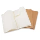 Notes Moleskine Cahier 13 x 21 cm 80 stron gładkich Beżowy 3 szt. (9788883705007) - obraz 3