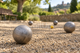 Набір для петанку Boules • 8 сталевих металевих куль, дерев’яний кошонет, вимірювальний шнур і чохол, сріблястий - зображення 8
