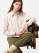 Сорочка Uniqlo розмір М бежева (30) (479975) - зображення 1