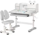 Комплект мебели Mealux BD-29 Panda XL стол + стульчик + полка Grey (BD-29 G) - изображение 1